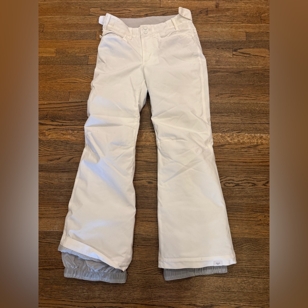 Roxy Girl white ski pants